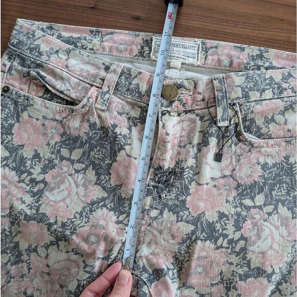 Anthropologie Current/Elliott The Stiletto Mid-Rise Skinny Cropped Jeans, sz 28 - Picture 8 of 9